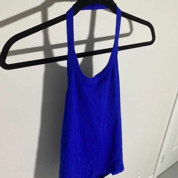 Royal Blue Halter Top - Picture 4 of 6